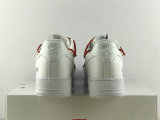 Authentic Supreme x Nike Air Force 1 Red/White