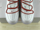 Authentic Supreme x Nike Air Force 1 Red/White