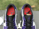Authentic Air Jordan 1 Low Golf “Court Purple” GS