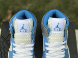 Authentic Air Jordan 1 Mid GS University Blue/Grey/White