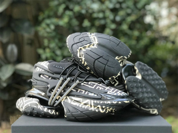 BALMAIN Sneaker Black/White