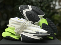 BALMAIN Sneaker Black/White/Green