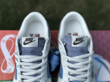 Authentic Nike Dunk Low Light Grey/Blue/White