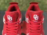 Authentic Air Jordan 4 Oklahoma Sooners PE