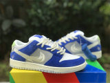 Authentic Fly Streetwear x Nike SB Dunk Low Game Royal/Sail-Grey Fog