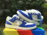 Authentic Fly Streetwear x Nike SB Dunk Low Game Royal/Sail-Grey Fog