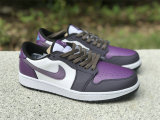 Authentic Air Jordan 1 Low Golf NRG “Purple Smoke” GS