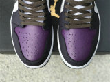 Authentic Air Jordan 1 Low Golf NRG “Purple Smoke” GS