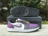 Authentic Air Jordan 1 Low Golf NRG “Purple Smoke” GS