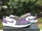 Authentic Air Jordan 1 Low Golf NRG “Purple Smoke” GS