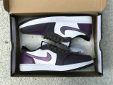 Authentic Air Jordan 1 Low Golf NRG “Purple Smoke” GS