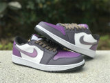 Authentic Air Jordan 1 Low Golf NRG “Purple Smoke” GS