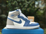 Authentic Air Jordan 1 High OG “True Blue” GS