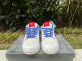 Authentic Nike SB Dunk Low Blue/White/Red