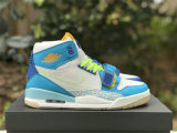 Authentic Jordan Legacy 312 White/Blue/Blanc
