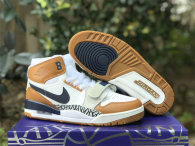 Authentic Jordan Legacy 312 White/Purple/Brown