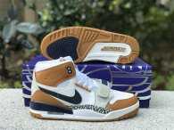 Authentic Jordan Legacy 312 GS White/Purple/Brown