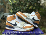 Authentic Jordan Legacy 312 GS White/Purple/Brown