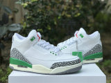 Authentic Air Jordan 3 GS “Lucky Green”