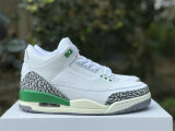 Authentic Air Jordan 3 GS “Lucky Green”