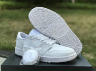 Authentic Air Jordan 1 Low Golf “White Croc” GS