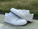 Authentic Air Jordan 1 Low Golf “White Croc”