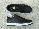 Authentic Air Jordan 1 Low Golf “Black Croc”