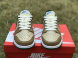 Authentic Nike Dunk Low Beige/Brown Green