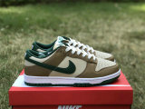Authentic Nike Dunk Low Beige/Brown Green