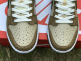 Authentic Nike Dunk Low Beige/Brown Green