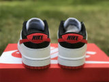 Authentic Nike Dunk Low Black/Red/White