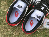 Authentic Nike Dunk Low Black/Red/White