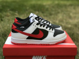 Authentic Nike Dunk Low Black/Red/White