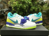 Authentic Jordan Legacy 312 Low GS White/Yellow/Green
