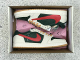 Authentic Travis Scott x Air Jordan 1 Low Green/Red/Beige
