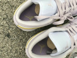 Authentic Air Jordan 1 Low Lemon Wash/White/Barely Grape(Women)