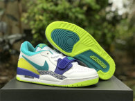 Authentic Jordan Legacy 312 Low White/Yellow/Green