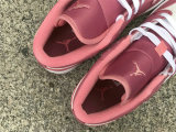 Authentic Air Jordan 1 Low Desert Berry/Coral Chalk-White