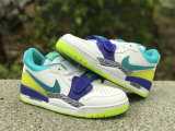 Authentic Jordan Legacy 312 Low GS White/Yellow/Green
