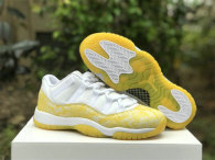 Authentic Air Jordan 11 Low WMNS “Yellow Snakeskin”