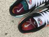 Authentic Nike Dunk Low Black/White/Light Blue/Orange