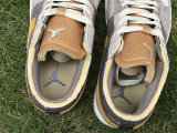Authentic Air Jordan 1 Low Brume Taupe/Grey/White