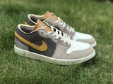 Authentic Air Jordan 1 Low Brume Taupe/Grey/White