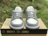 Authentic Air Jordan 1 Low “Light Steel Grey”
