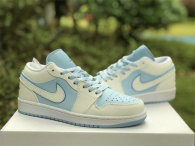 Authentic Air Jordan 1 Low GS Ice Blue