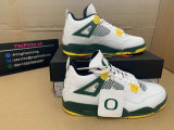 Authentic Air Jordan 4 White/Pine Green/Yellow
