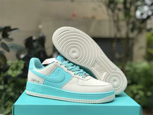 Authentic Tiffany & Co. x Nike Air Force 1 1837 Tiffany Blue/Grey/Gris