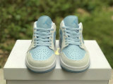 Authentic Air Jordan 1 Low Ice Blue