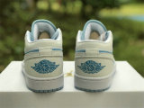 Authentic Air Jordan 1 Low Ice Blue