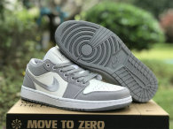 Authentic Air Jordan 1 Low GS “Light Steel Grey”
